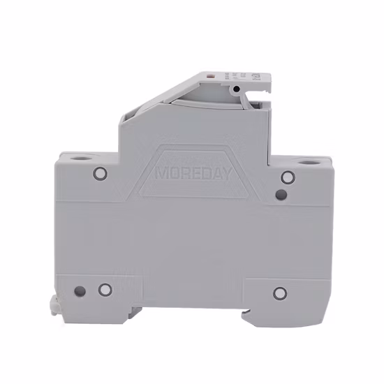 Fusible solar CC, sistema fotovoltaico fotovoltaico, 32 amperios, 1000 V, carril DIN, portafusibles solar electrónico con luz
